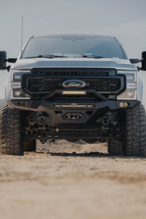 Ford Super Duty F-350 Front Bumper - DV8 Offroad - Spec Series - Black - `17-`22